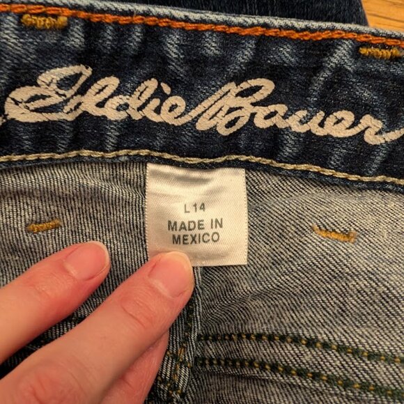 Eddie Bauer Slightly Curvy Straight Leg Jeans - Picture 6 of 10